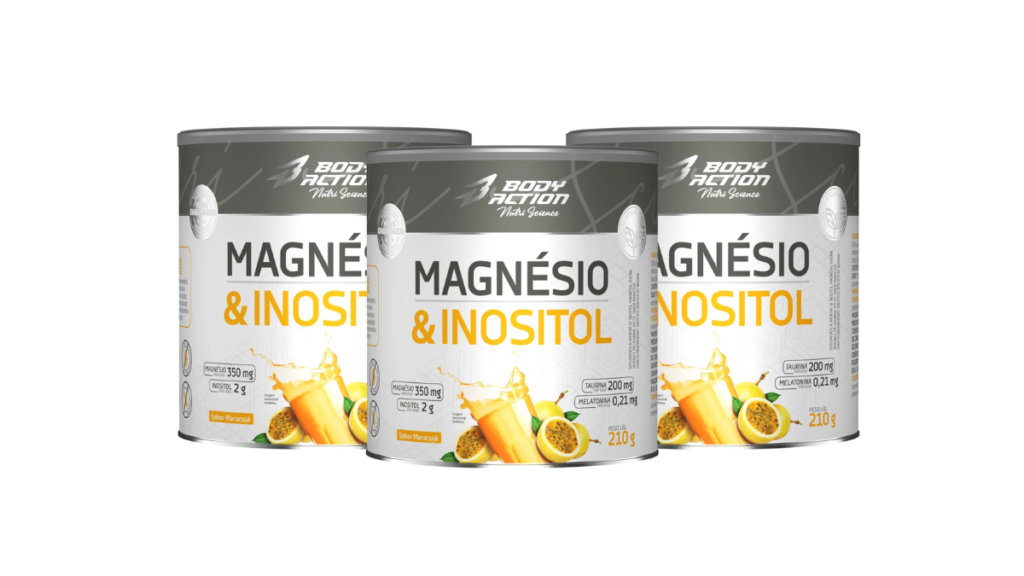 Magnésio e Inositol 210g Bodyaction